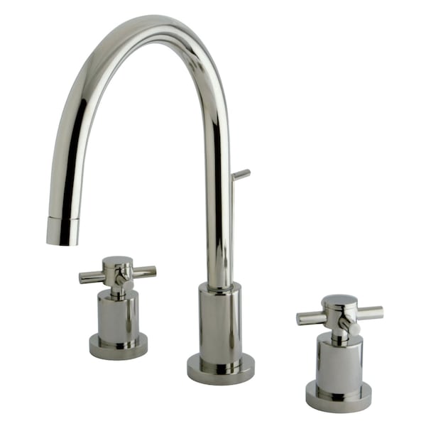 KS8926DX 8" Widespread Bathroom Faucet, Polished Nickel